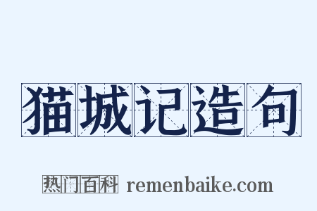 猫城记造句是什么意思的图片